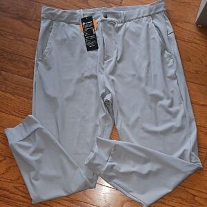 NWT JMW (JIM LEAGUE) MENS  STRETCH  TRAVEL/GOLF JOGGERS GRAY sz XXL